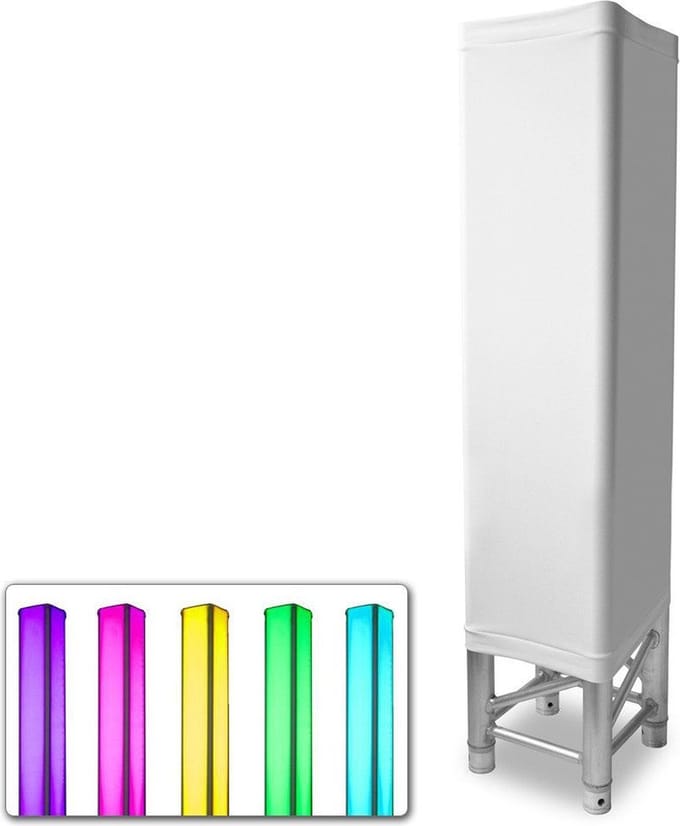 BeamZ Truss hoes lycra 200cm - Wit