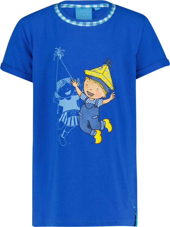 Fien & Teun T-shirt jongens - Blue - Maat 122/128