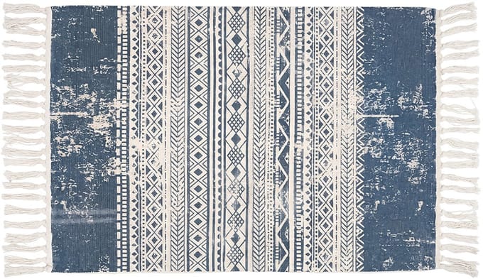Clayre & Eef Vloerkleed Beige Katoen