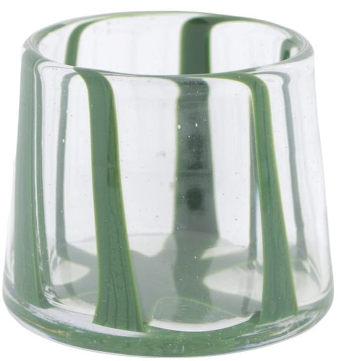 Home Society Waxinelicht houder Twist Groen