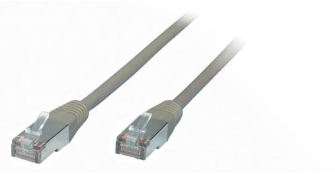 Patchkabel, cat. 5e, SF/UTP, 0,25m