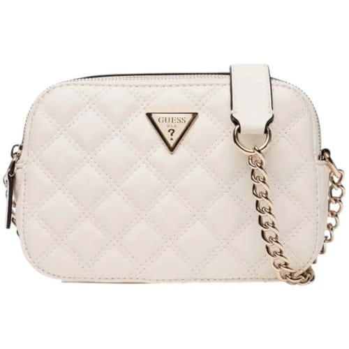 GUESS schoudertas Giully II Camera Bag Bone crème