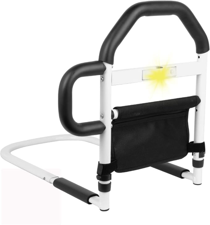 DnA® Bedsteun - Bedbeugel - Bedsteun/Bedbeugel - Zwart/Wit - 5cm x 60cm x 49cm