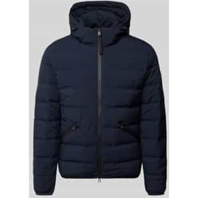 Regular fit donsjack met capuchon