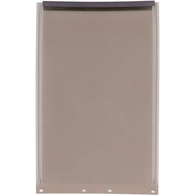 Hondenluik Weerbestendig Doorzichtig Flexibel Vervangend TPU Huisdierluik voor Aluminium M Size gray