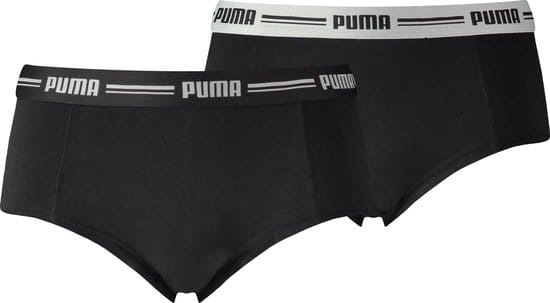 PUMA - Onderbroek Dames Iconic Mini Short - L -  2 Pack