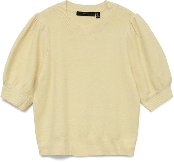 Vero Moda Trui Vmdoffy 2/4 O-neck Pullover Ga Noos 10278313 Golden Haze/melange Dames Maat - M