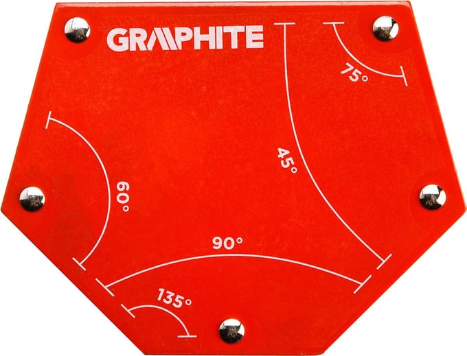 Graphite Magnetische Laswinkelhaak 111x136x24mm