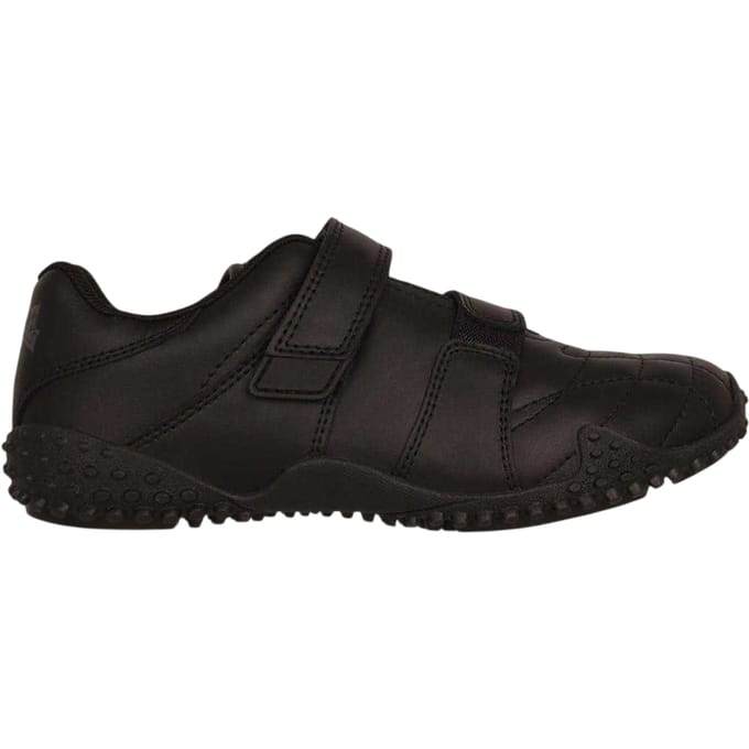 Lonsdale Kinderen Fulham Leren Sneakers (Zwart)