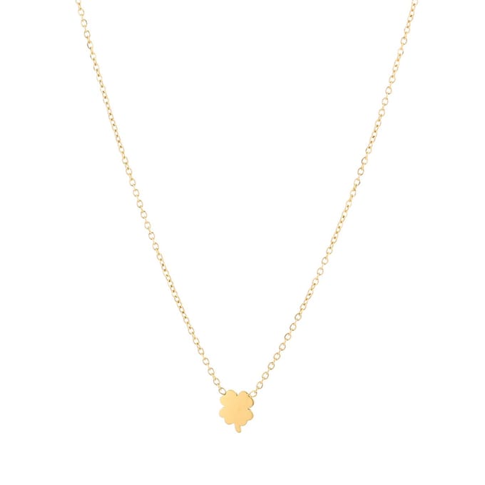Klavertje ketting goud JE16465