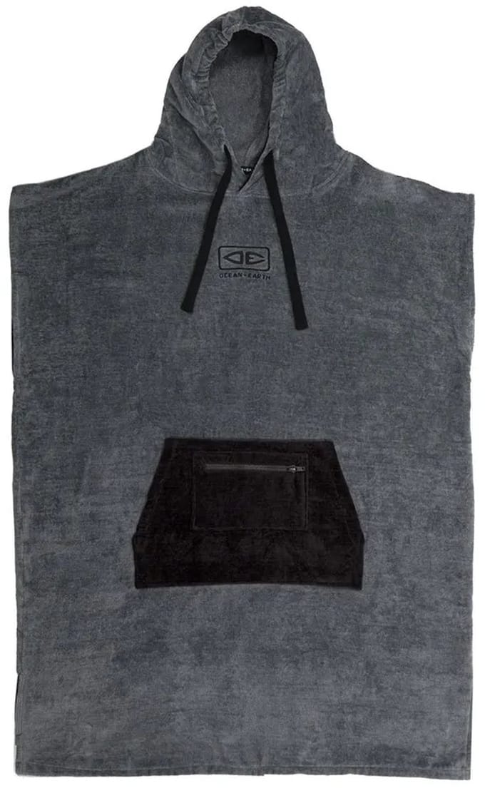 Ocean & Earth Daybreak Hooded Poncho Grijs