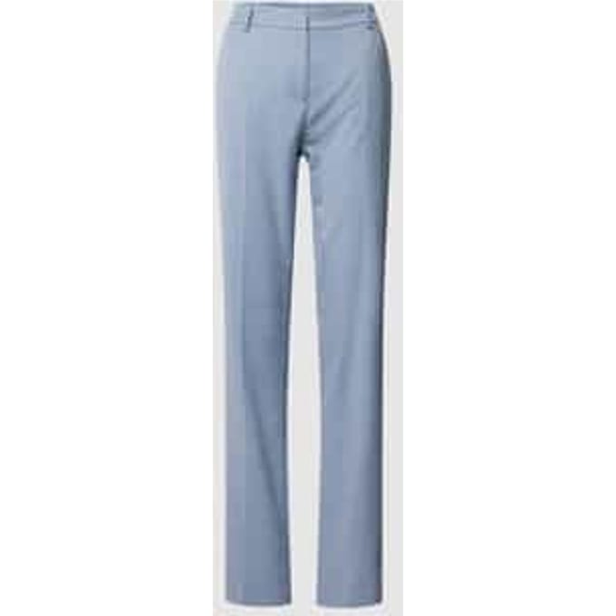Stoffen broek met structuurmotief