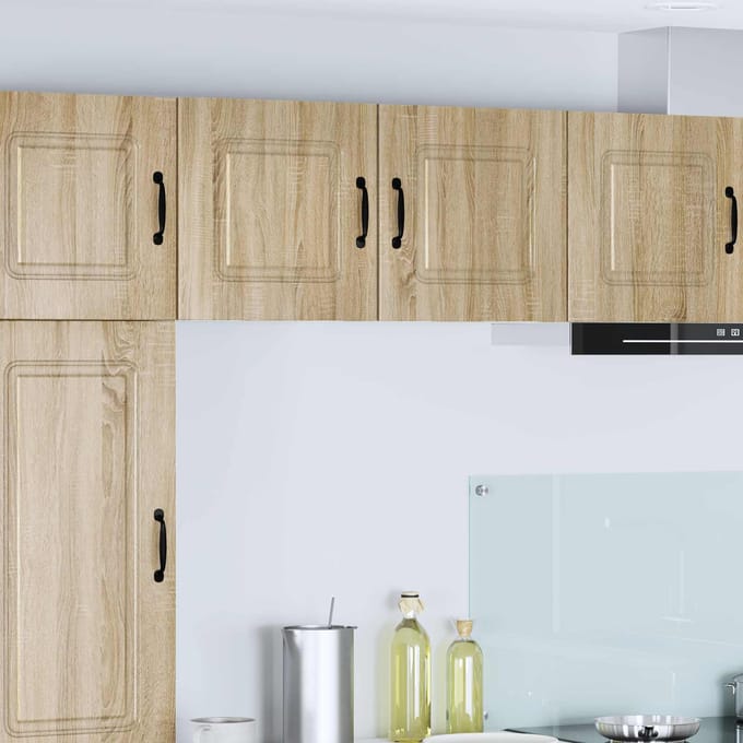 vidaXL - Vaatwasserpaneel - Kalmar - 2 - st - Sonoma - Eik - Bewerkt - hout