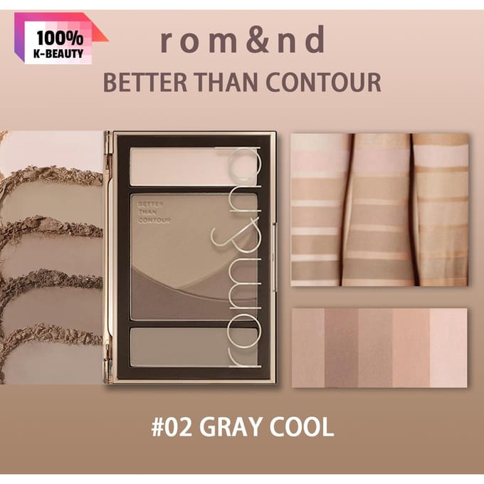 Rom&nd Romand BETTER THAN CONTOUR 20.5g/0.72oz gray