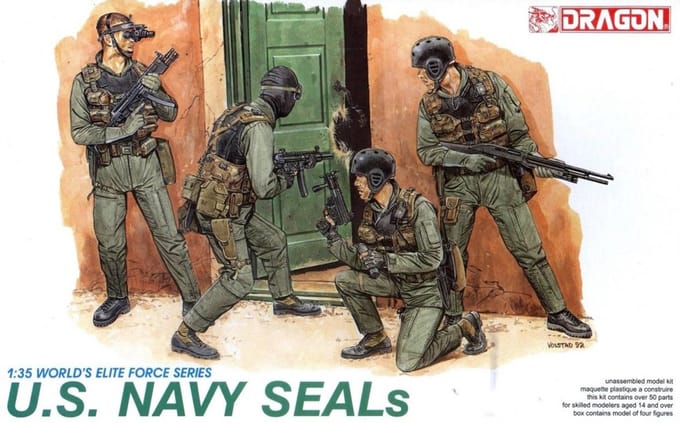 Dragon Modelbouwpakket Militaire voertuigen - 3017 U.S. Navy Seals Plastic - 1:35 - Modelbouw