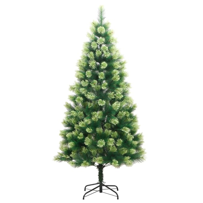vidaXL - Kunstkerstboom - met - scharnieren - en - standaard - 180 - cm