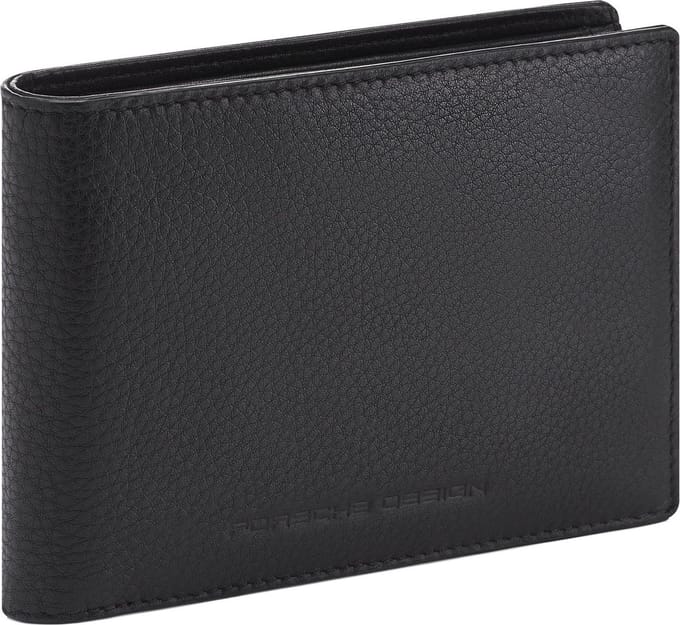 PORSCHE DESIGN Leren Portemonnee Business Wallet 7 Black Zwart