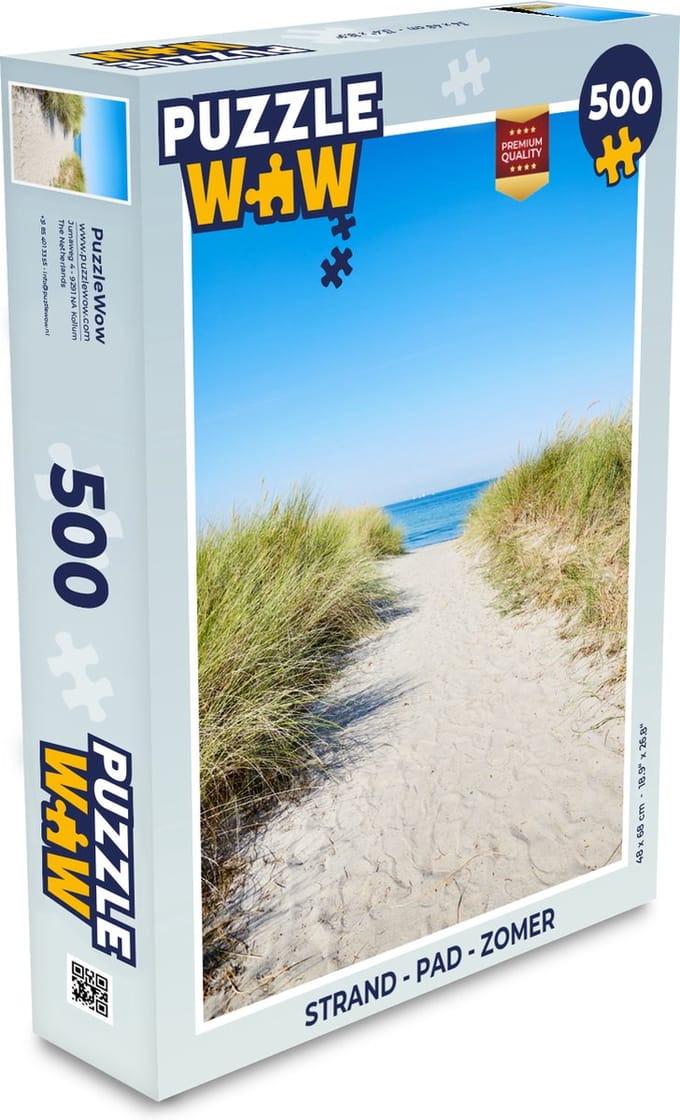 Puzzel Strand - Pad - Zomer - Legpuzzel - Puzzel 500 stukjes