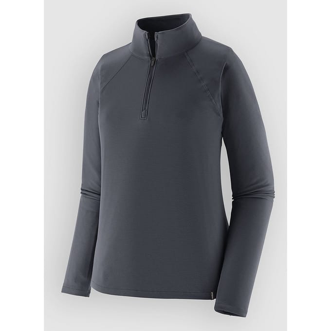 Patagonia Cap Mw Zip Neck Base Layer Top blauw
