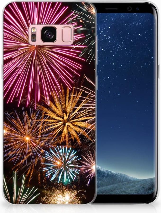 Samsung Galaxy S8 Silicone Back Cover Vuurwerk