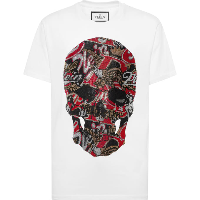 T-Shirt Ronde Hals Ss Skull