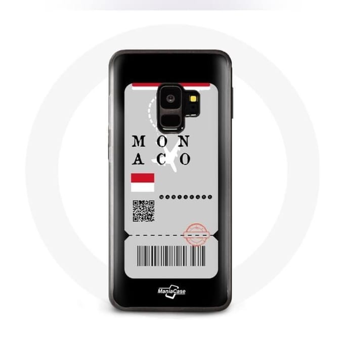 Hoesje voor Samsung Galaxy S9 Monaco vliegticket