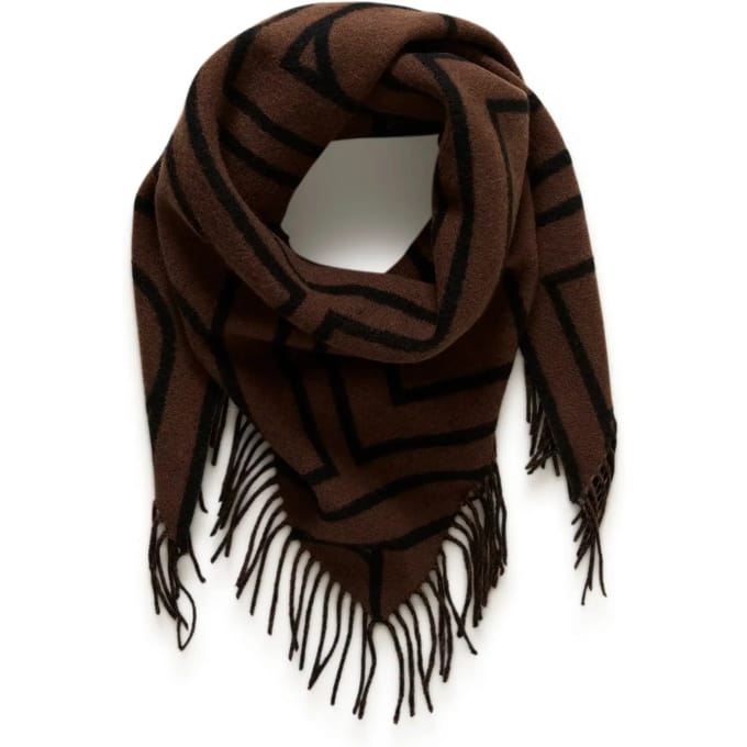 Damessjaal Soaked in Luxury Pentile Triangle