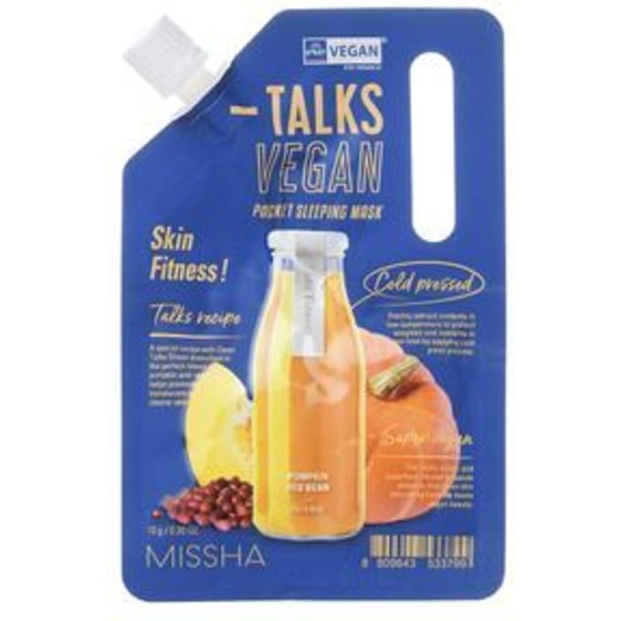 MISSHA - Talks Vegan Squeeze Pocket Sleeping Pack - 3 Types Skin Fitness
