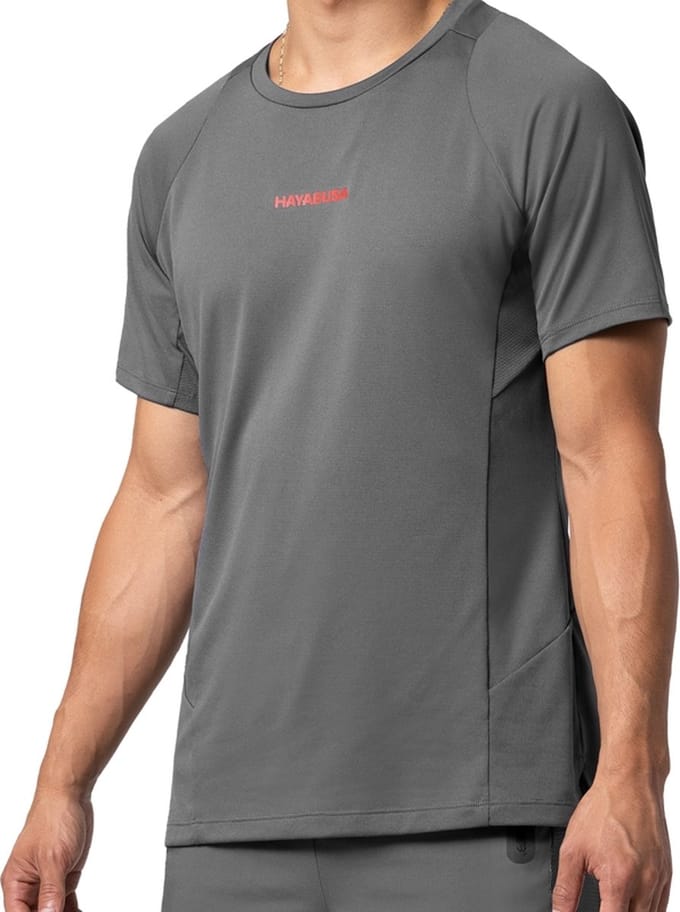 Hayabusa Athletic Lichtgewicht Trainingsshirt - Heren - donkergrijs - maat M