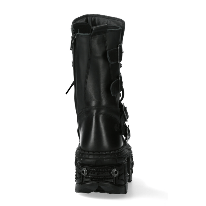 New Rock - Gothic Laarzen - M-WALL373-S11 - EU36 tot EU47 - zwart