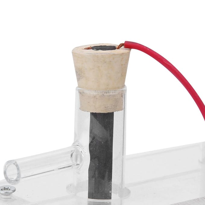 Démonstrateur de solution électrolytique de chlorure de cuivre Outil pédagogique de chimie expérimentale white