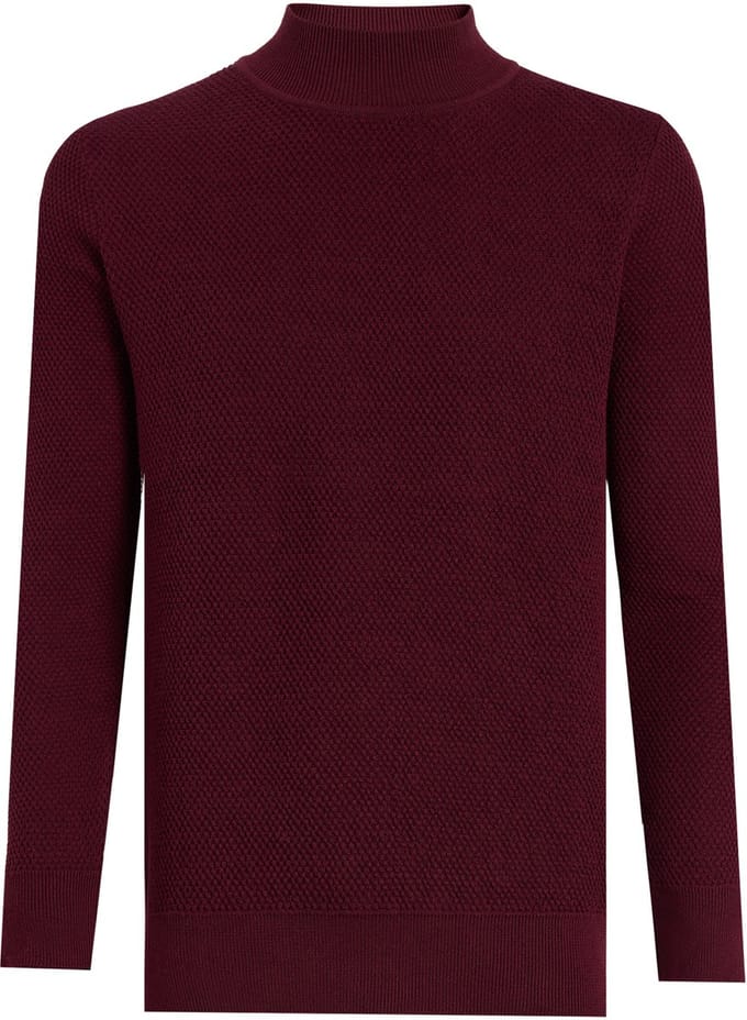 Felix Hardy Coltrui - Trui - 100% Katoen Heren Bordeaux - M