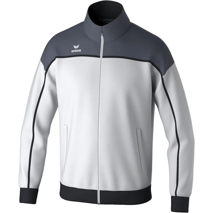 Erima Change Trainingsjack Kinderen - Wit / Slate Grey / Zwart | Maat: 152