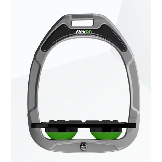 Plat Grip Aluminium/Zwart/Groen Flex-On Green Composite