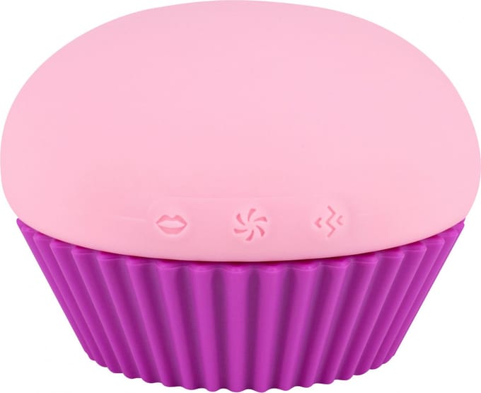 Vacuüm-golf vibrerende magische cupcake - Zuigvibrator - USB - Waterdicht IPX7