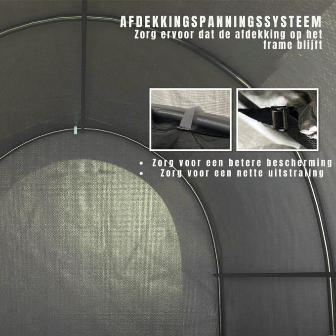 Thuys – Fietsenberging – Fietsenstalling – Fietsenhok – 239c x 159cm x 190cm – Grijs