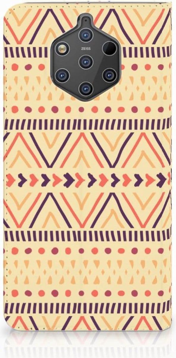 Nokia 9 PureView Hoesje met Magneet Aztec Yellow