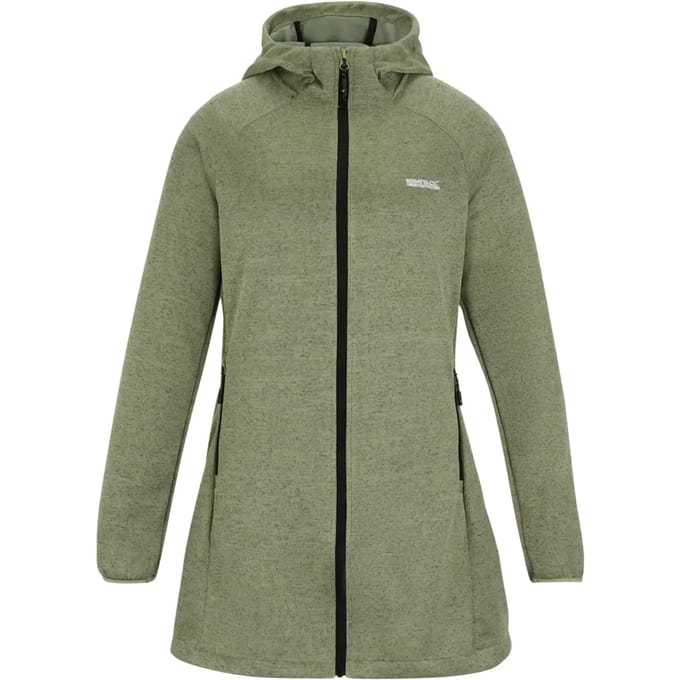 Bloomfield Long Line Fill Zip Hooded Fleece voor dames