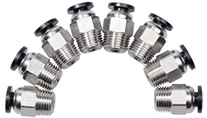 Pneumatische connector voor 3D-printers - 8 stuks