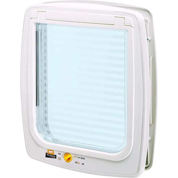 Ferplast - Dog Door Swing 15 4way - White - Medium to Large
