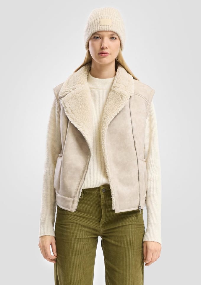 Lammy-look Gilet dames QS