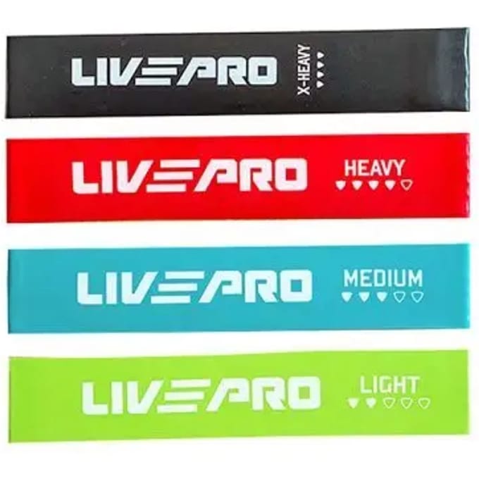 Elastische banden Livepro (x4)
