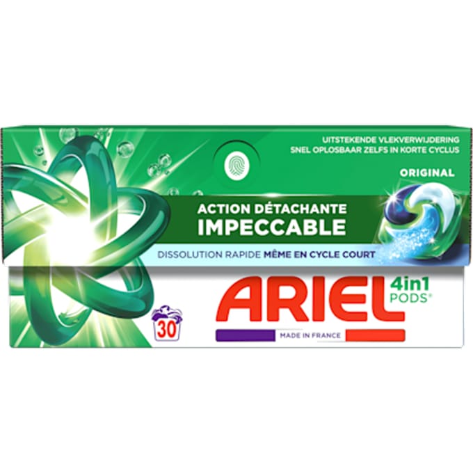 Ariel 4-in-1 pods original wasmiddelcapsules 30 wasbeurten