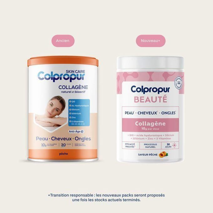 Colpropur Skin Care Pêche Collagène 30 doses 321g