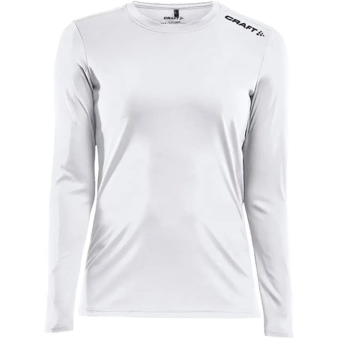 Craft Rush Running Longsleeve Dames - Wit | Maat: L
