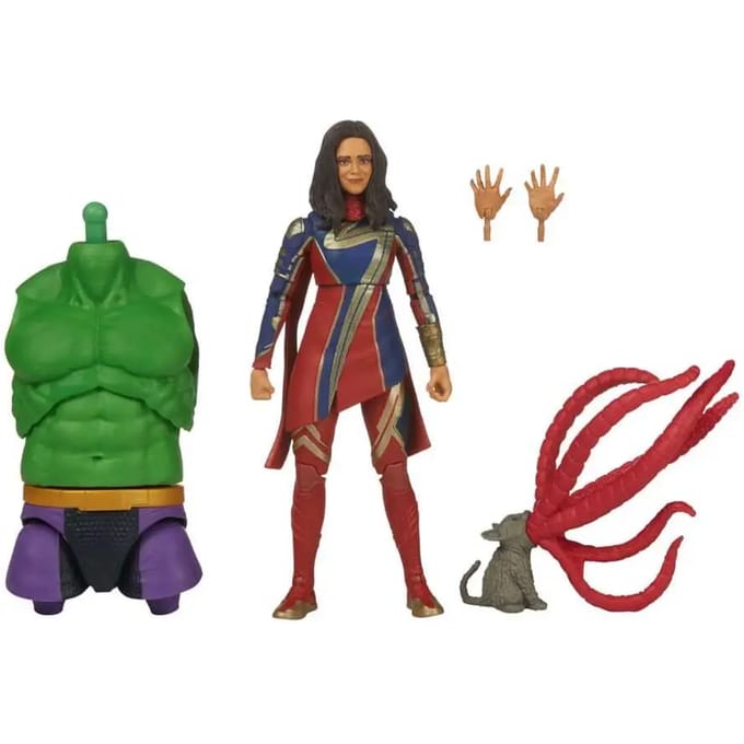 Hasbro Ms. Marvel - The Marvels Marvel Legends (BAF: Totally Awesome Hulk) 15 cm Actiefiguur - Multicolours