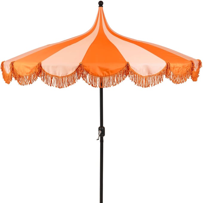 Mica Decorations Kim stokparasol oranje - Ø235 x 238 cm
