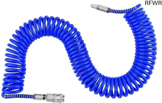 Solidchoice - 10 Meter Compressed Air Spiral Hose met Koppeling