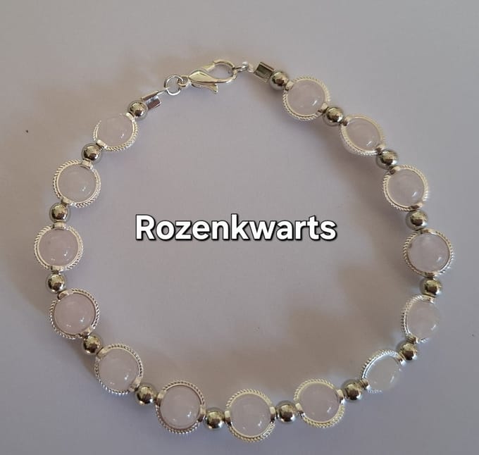 "Rozenkwarts" Armband