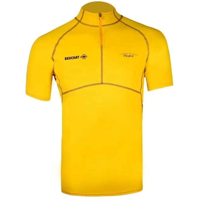 Beuchat Atoll Korte Mouw Rash Guard Geel M Man